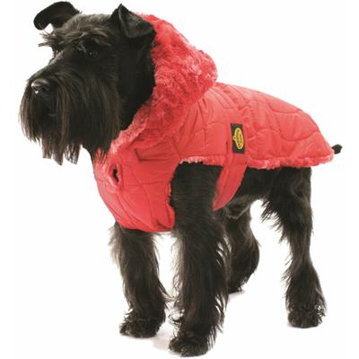 Steppmantel für Hunde - Rot - 30 cm - Fashion Dog