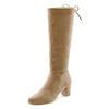 Schlupfstiefel LASCANA, Damen, Gr. 41, braun (sand), Obermaterial: 100% Textilmaterial. Futter: 100% Textilmaterial. Decksohle: 100% Lederimitat. Laufsohle: 100% Synthetik, unifarben, modisch, Schuhe, Schlupfboots, Slouchy Boots, Slip-On, Stretch &...
