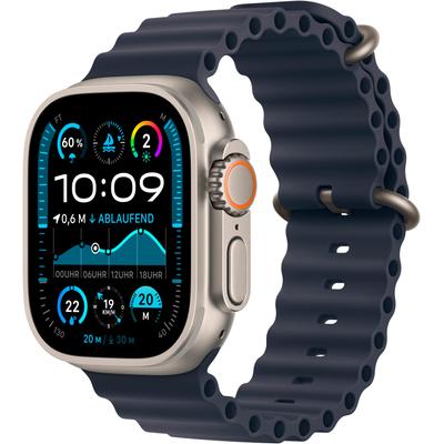 Smartwatch APPLE "Watch Ultra 2 (2024) GPS + Cellular", beige (natur), Smartwatches, 49mm, Cellular, One-Size, Ocean, Topseller