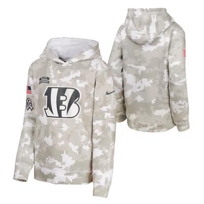 Cincinnati Bengals Nike 2024 Salute To Service Hoodie - Jugendliche Image