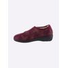 Hausschuh CLASSIC, Damen, Gr. 39, rot (bordeaux, gemustert), Textil, Schuhe