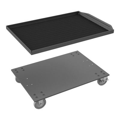 Durham Mfg 395-95 24" x 36 1/2" x 6 1/2" Mobile Base for Drawer Cabinets and Storage Bin Shelves