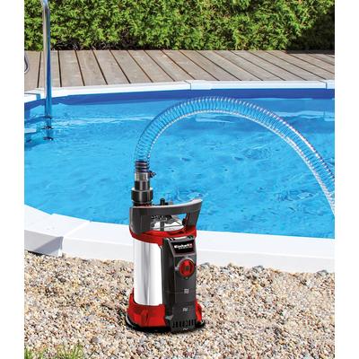 Klarwasserpumpe EINHELL "GE-SP 4390 N-A LL ECO", rot, B:23cm H:35cm L:25cm, Pumpen, 9000 l/h max. Fördermenge