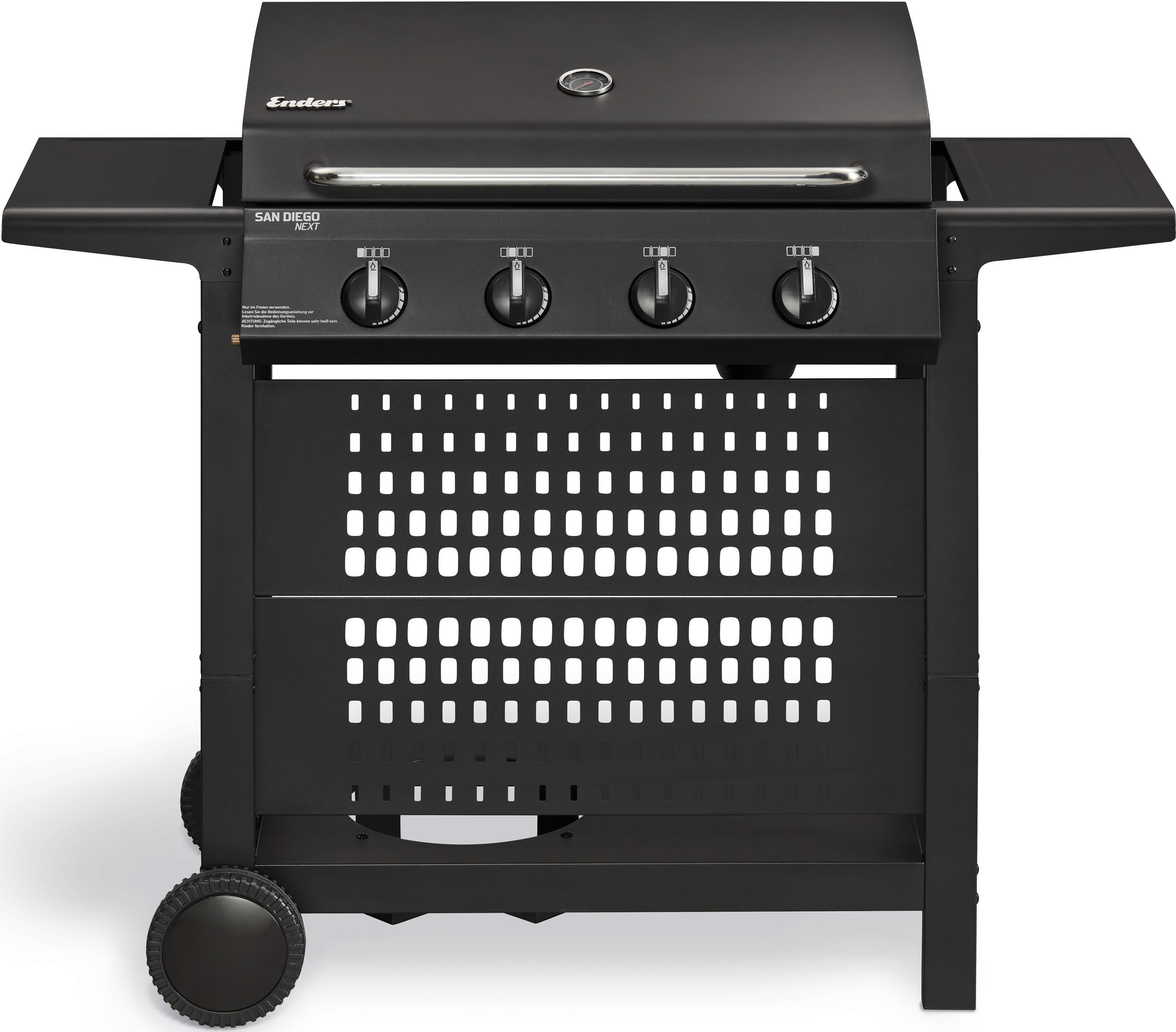 Gasgrill ENDERS "San Diego Next 4", schwarz, B:112cm H:97cm T:52cm, Grills Image