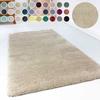 Hochflor-Teppich ESPRIT "Relaxx ESP-4150", beige (creme, beige, meliert), H:25mm Ø:200cm, Kunstfaser, Teppiche, Wohnzimmer, sehr große Farbauswahl, weicher dichter Hochflor