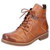 Schnürstiefelette RIEKER, Damen, Gr. 43, braun, Lederimitat, elegant, Schuhe, mit toller Steppnaht