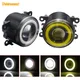 2 X LED Angel Eye fendinebbia paraurti anteriore per auto fendinebbia Daytime Running Lamp DRL per