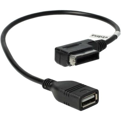 Vhbw - kfz Audio Kabel kompatibel mit vw Touareg, Touran - USB-Adapter, 37,1 cm Schwarz