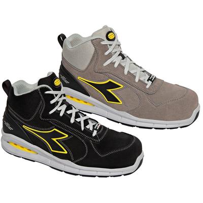 Run Net Airbox Geox Mid S3 src Sicherheitsschuhe - 43 eu - Grau - Grau - Diadora