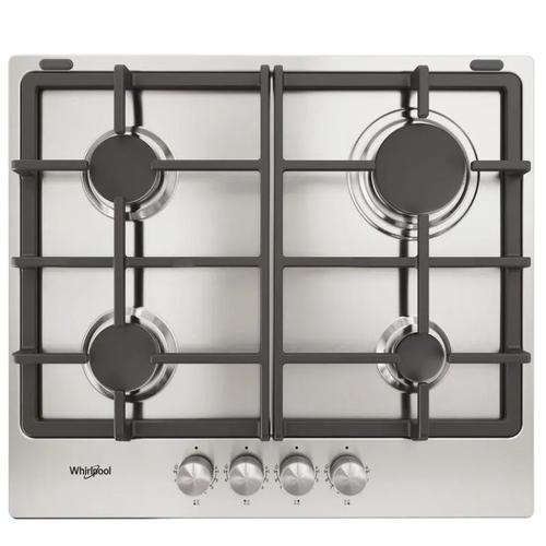 Gaskochfeld 58 cm, 4 brenner, 7800 w, edelstahl Whirlpool TGML660IX