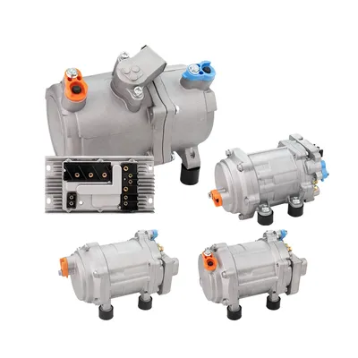 12V 24V 48V Electric Compressor Kit for Automobile Air Conditioning Car Truck Bus Boat Tractor Camper RV