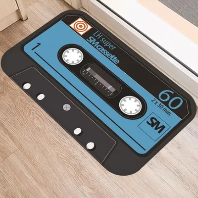 40*60cm Floor Mat Music Tape Anti-slip Door mat Vacuuming Kitchen bedroon bath Floor mats Practical Home Entrance Rug for Home