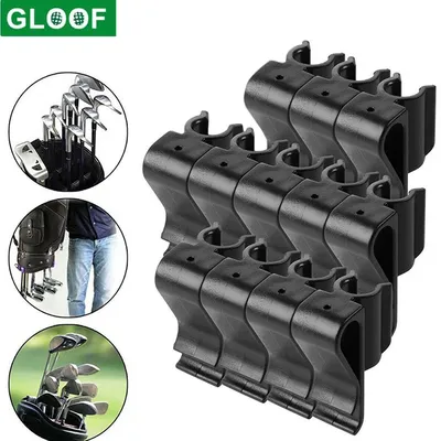 Golf Putter Holder Golf Bag Clip Fixed Golf Clubs Buckle Ball Training Aids Outdoor Sports Game Accessories Swing Trainer