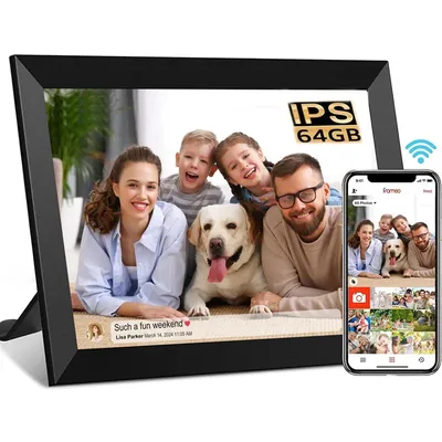 Digital Frame 10.1 Inch Digital Photo Frame WiFi 32GB/64GB Large Storage1280 x 800 HD IPS Touch