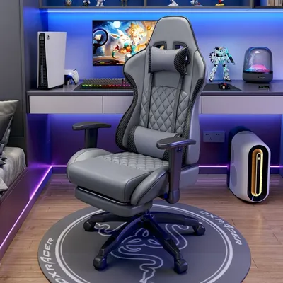 Recline Gaming Chair for Men Comfortable Recline Gaming Chair Sedentary Sofa Ergonomic Leisure Chair