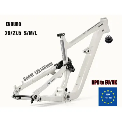 Bike Full Suspension Frameset Enduro Soft Tail Aluminum Alloy MTB Mountain 29/27.5 er 4 Links DH XC AM MTB Boost 148mm DPD