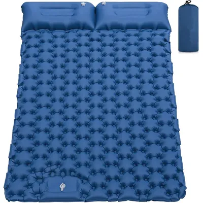 Outdoor Portable Ultra-light Inflatable Mat Built-in Inflatable Pump Sleeping Mat For Camping Double Durable Inflatable Mat