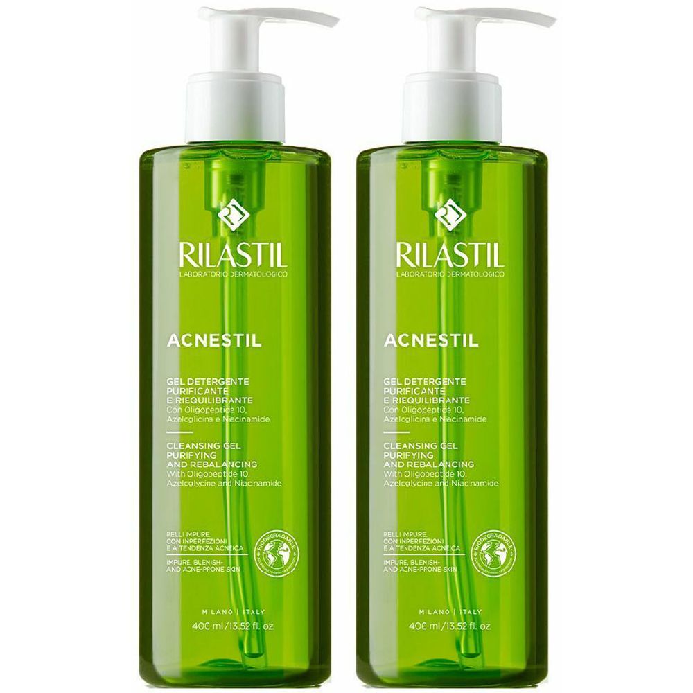 RILASTIL® ACNESTIL Gel Detergente 2x400 ml