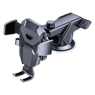 TEMU Sucker Car Phone Holder Mount Stand For Gps Telefon Mobile Cell Support For Iphone 11 Pro Xiaomi/ 360-degree Adjustable Suction Cup Car Phone Holder Horizontal And Vertical Screens