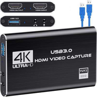 TEMU 4k@30hz And , Usb 3. 0 Adapter 1080p 60fps Is For , Suitable For Switch, Live , Supporting X-box/obs//pc.