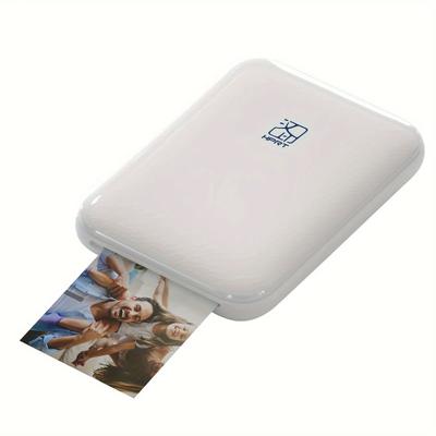 TEMU Hprt Wireless Portable Photo Printer/40 Photo Papers - Printer For Ios/ Devices - Zink Printing - Pocket Smart Printing - Direct Mobile Printing - High Definition Color Restoration With Papers