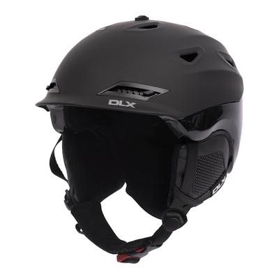 Renko DLX Skihelm für Erwachsene (Schwarz)