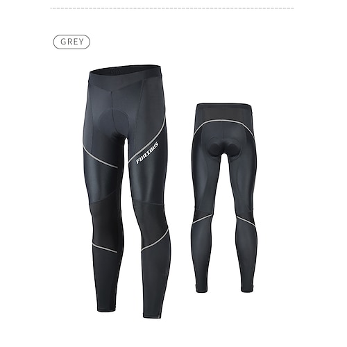 Herren Fahrradhosen Fahhrad Unterteile Sport 4D Pfad Weich Kompression Elastisch Schwarz Rot Bekleidung Fahrradbekleidung