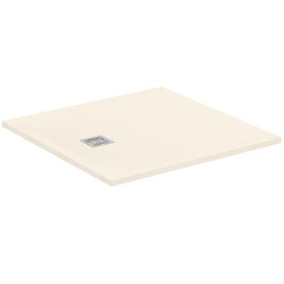 Ideal Standard Quadrat-Duschwanne Ultra Flat S + 1000x1000mm Abl.25cm Mitte/Seite Sand, T5608FT T5608FT Image