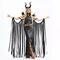 Hexe Maleficent Walpurgisnacht Kleid Erwachsene Damen Punk Gothic Sexy Kostüm Party Lässig Karneval Einfaches Karnevalskostüm