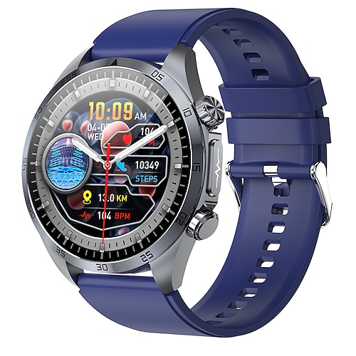 iMosi TK29 Smartwatch 1.43 Zoll Smartwatch Fitnessuhr Bluetooth EKG PPG Temperaturüberwachung Schrittzähler Kompatibel mit Android iOS Damen Herren Mediensteuerung Nachrichterinnerung Kamera Image