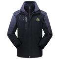 Per donna Giacca con Cappuccio Giacca da escursionismo Giacche 3-in-1 da escursionismo Esterno Calore Termico Impermeabile Antivento Pile staccabile Abbigliamento da trekking Abbigliamento da trekking