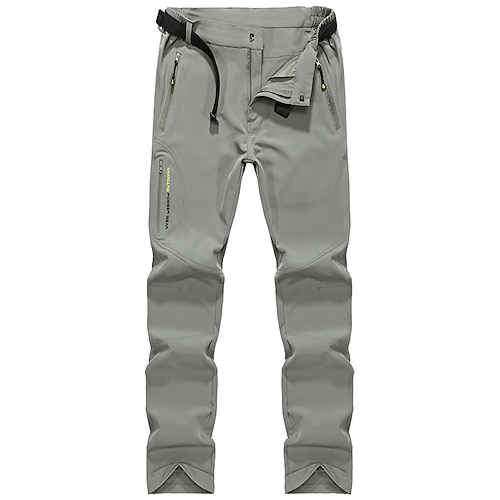 Per donna Pantaloni da escursionismo Estate Esterno Asciugatura Rapida Multi tasche Leggero Elastico Pantaloni Elastico in vita Tasca con cerniera blu navy Nero Spandex Caccia Pesca Arrampicata M L