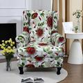 fodera per poltrona con schienale alto floreale, elegante ed elastica, protezione per mobili resistente, perfetta per aggiungere un tocco di eleganza all'arredamento della tua casa