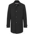 Bugatti HERRENMANTEL POPELINE Gr. 56 in schwarz | 100% Polyester