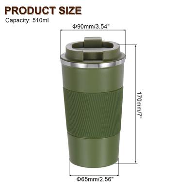 Insulated Travel Mug, 13 Oz Coffee Cup with Leakproof Lid