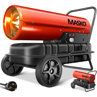 Masko - Heizkanone 30kW Diesel Bautrockner Bauheizer Heißluftgenerator Heizgebläse 34L Tank mit