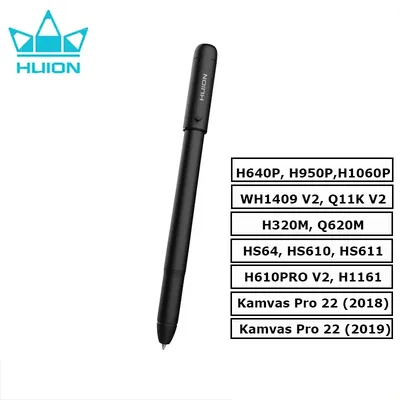 Huion Scribo PW310 Graphic Tablet Stylus 8192 Pen Pressure with 3 Replacement Refills Support H420X
