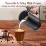 Electric Coffee Milk Frother Milk Steamer Soft Foam Maker with Two Whisks for Frothing and Heating Milk 4 IN 1 Multifunction