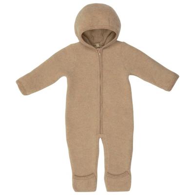 Huttelihut - Baby's Pram Suit Wool Fleece - Overall Gr 56 beige