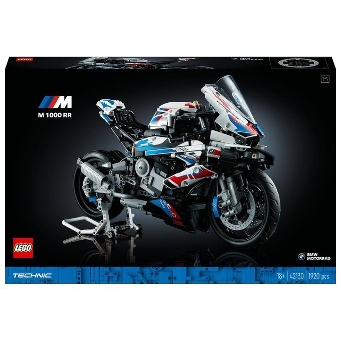 LEGO Technic 42130 BMW M 1000 RR, Moto per Adulti da Costruire, Idea R