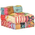 VIDAXL - Pouf Modulare in Tessuto Patchwork