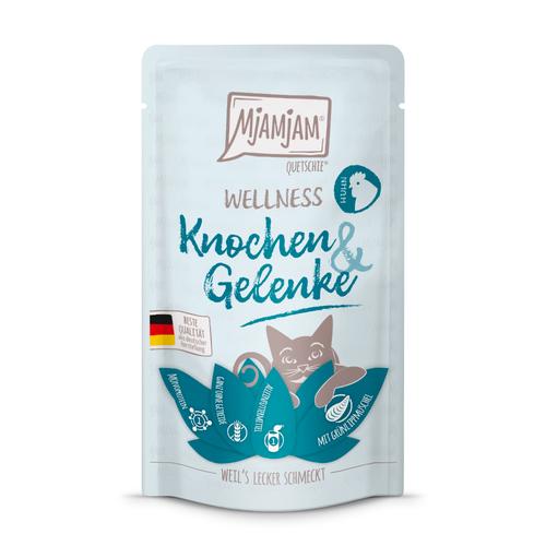 12x 125g MjAMjAM Wellness Knochen & Gelenke - Huhn Katzenfutter nass