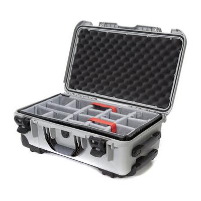 Nanuk 935 Wheeled Hard Case with Padded Dividers (Silver, 28.5L) 935-2005