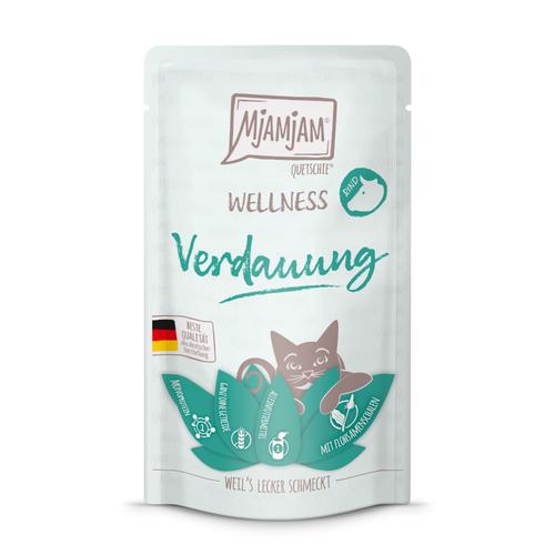 12x 125g MjAMjAM Wellness Verdauung - Rind Katzenfutter nass