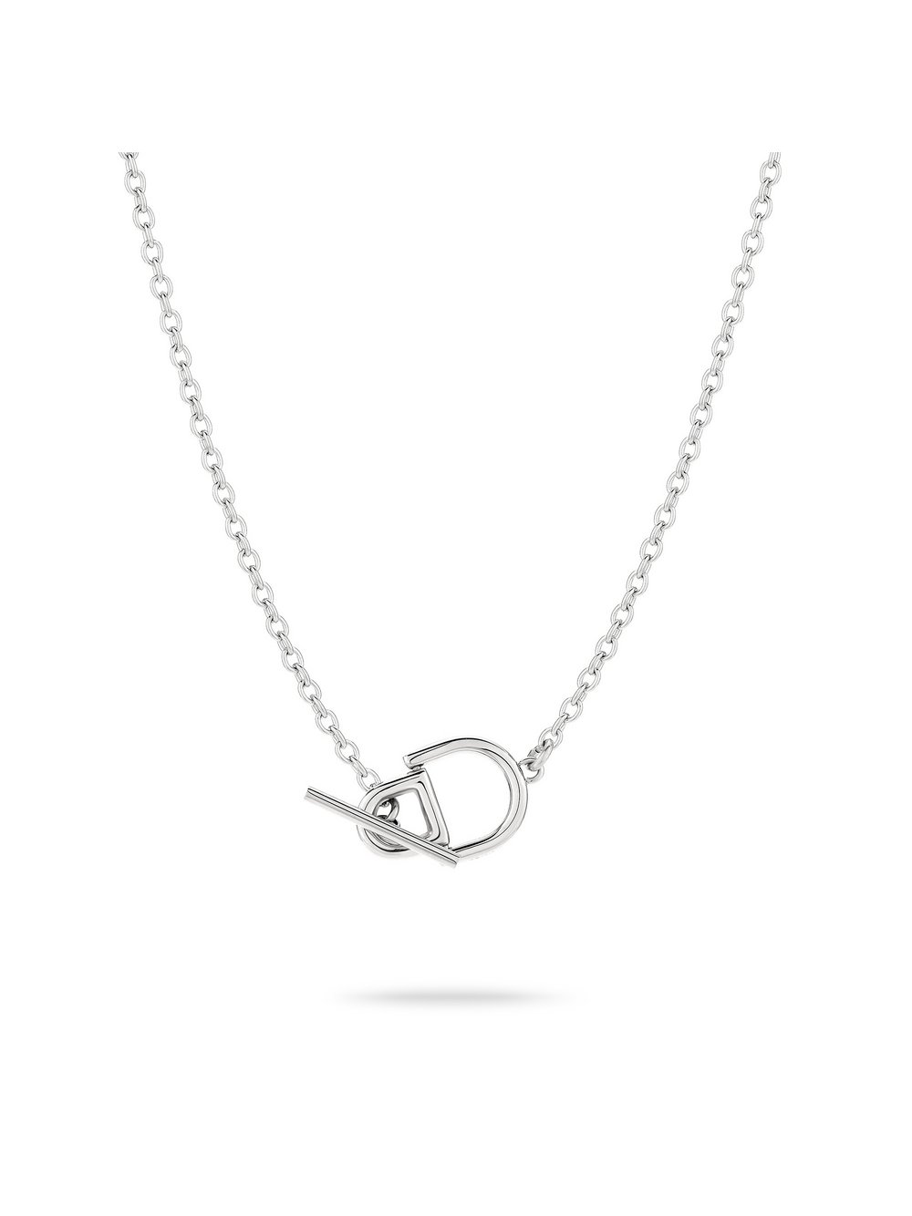 Liebeskind Berlin Kette The D-Link T-Bar Damen silber, ONE SIZE Image