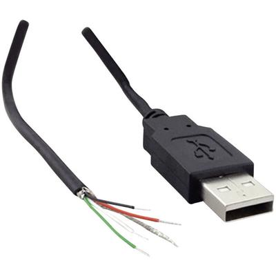 Usb a Stecker 2.0 mit offenem Kabelende usb a Stecker 2.0 1582621 Tru Components Inhalt: 1 St.