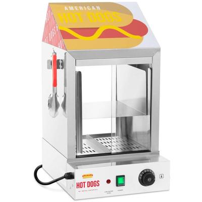 Hot Dog Steamer 1.000 w Erhitzer 100 Würstchen 25 Brötchen Würstchenwärmer