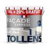 Tollens - Façade acrylique express mat ton pierre 10L+20%