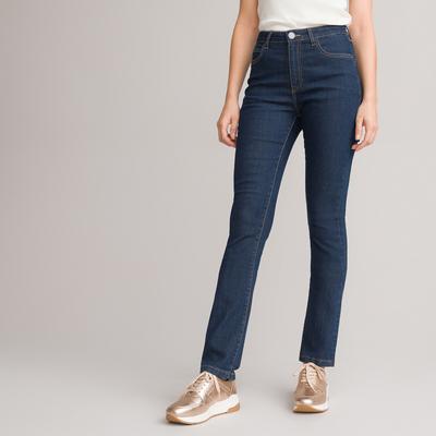 Regular Straight Jeans in Mid Rise, Length 30.5"