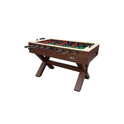 KICK Constable 55" Foosball Table -Set of 26 Counterbalanced & Uniformed Men & 6 Foosballs (Imperial, Soccer, Tournament Style)